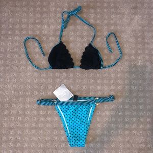 💙🖤Black and Blue Bikini🖤💙